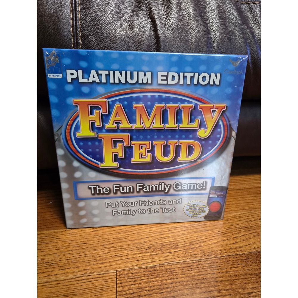 Family Feud Platinum Edition Board Game Cardinal New Sealed Game Show App Fun